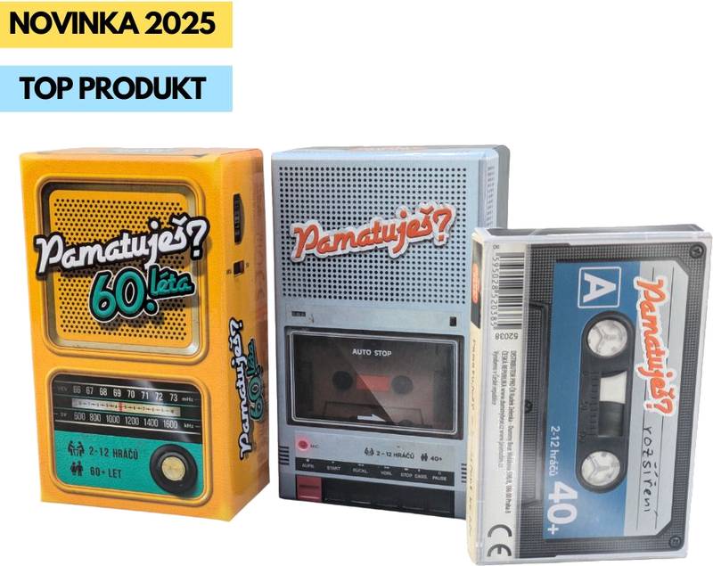 AKČNÍ BALÍČEK S RETRO HRAMI PAMATUJEŠ? - pro všechny starší a báječné lidi