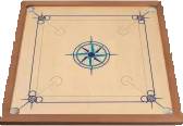 Carrom Standard (světle/tmavě modrá hvězda)