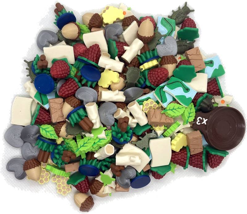 Festival zvířátek - 3D žetony