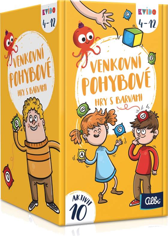 Venkovní pohybové hry s barvami