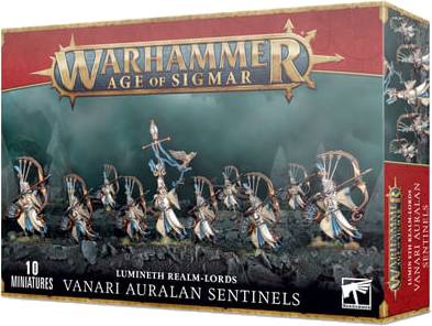 Warhammer AoS: Lumineth Realm-Lords Vanari Auralan Sentinels
