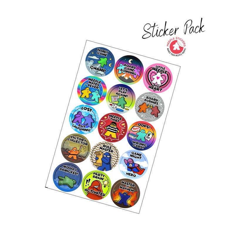 Samolepky pro hráče sada 1