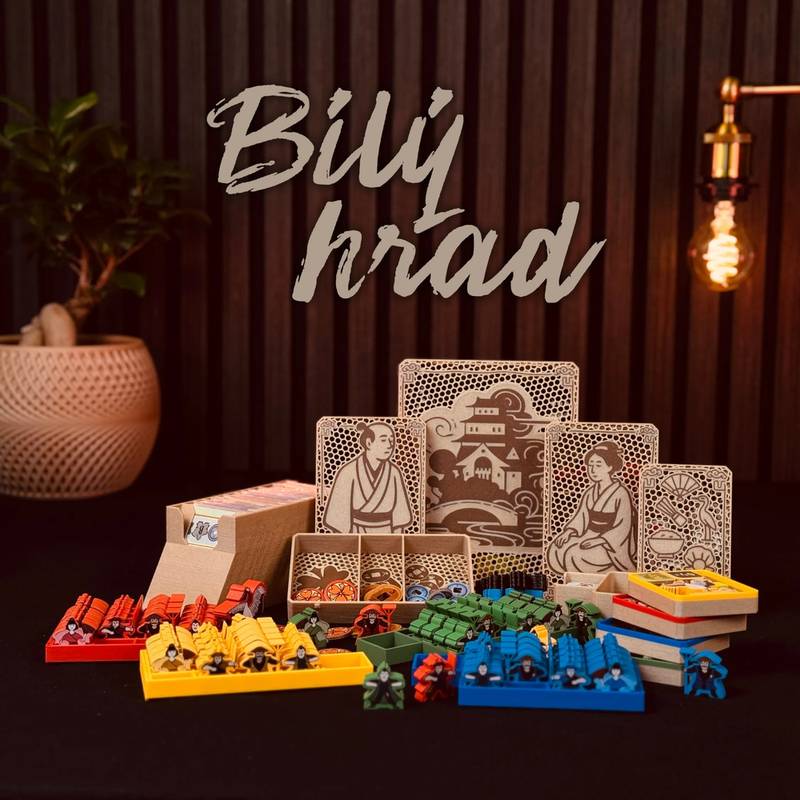 Bílý hrad + Matcha - INSERT do hry Varianta: Deluxe dřevo