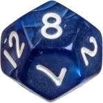 Dvanáctistěnná kostka (K12) - perleťová