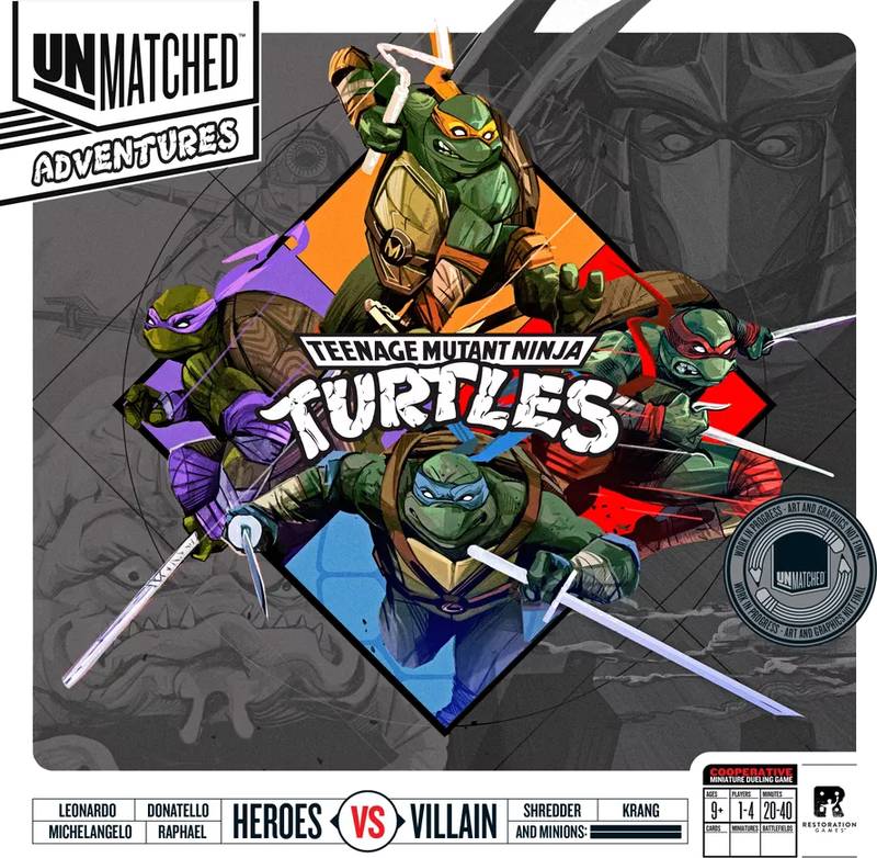 Unmatched Adventures: Teenage Mutant Ninja Turtles – Pizza-Rama Kickstarter Pledge