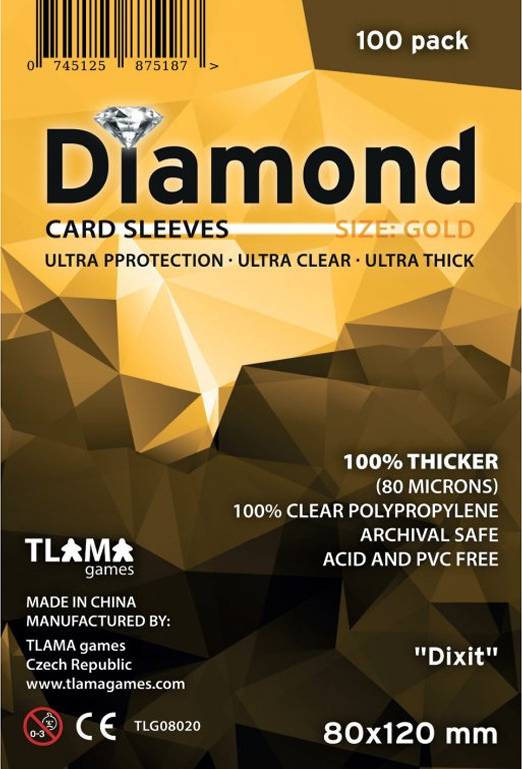 Obaly na karty 80 x 120 mm Diamond