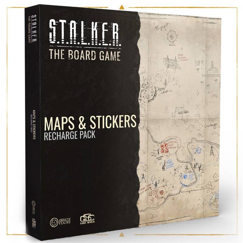S.T.A.L.K.E.R. The Board Game - Maps & Stickers Recharge Pack
