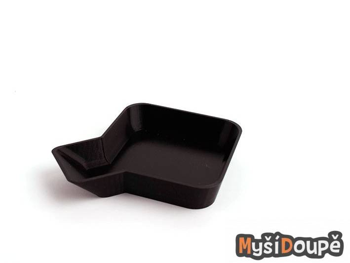 Univerzální miska na žetony se zobáčkem - černá