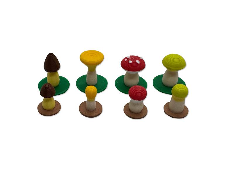 Leaf (Listí) - 3D žetony hub