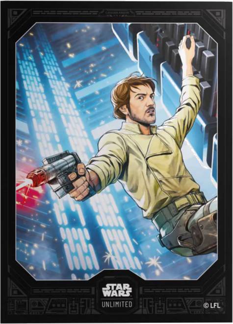 Ochranné obaly na karty Gamegenic - Star Wars: Unlimited: Premium Art Sleeves Cassian Andor (60 ks)
