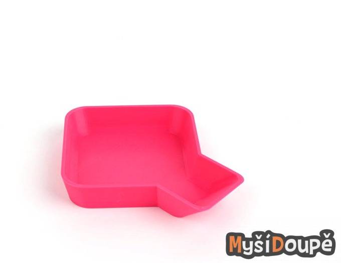 Univerzální miska na žetony se zobáčkem - růžová