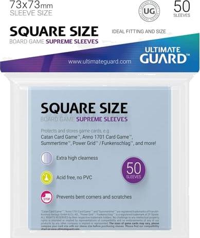 Obaly na karty 73 x 73 mm (Ultimate Guard Supreme)