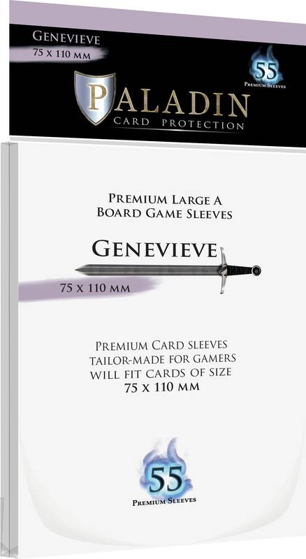 Obaly na karty Paladin: Genevieve (75x110mm) 55 ks