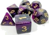 Dice Set Purple Galaxy (7)