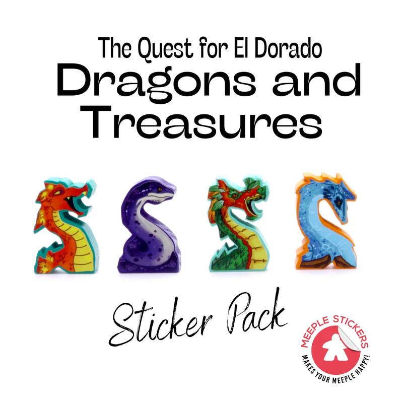 Samolepky pro The Quest for El Dorado: Dragons, Treasures & Mysteries