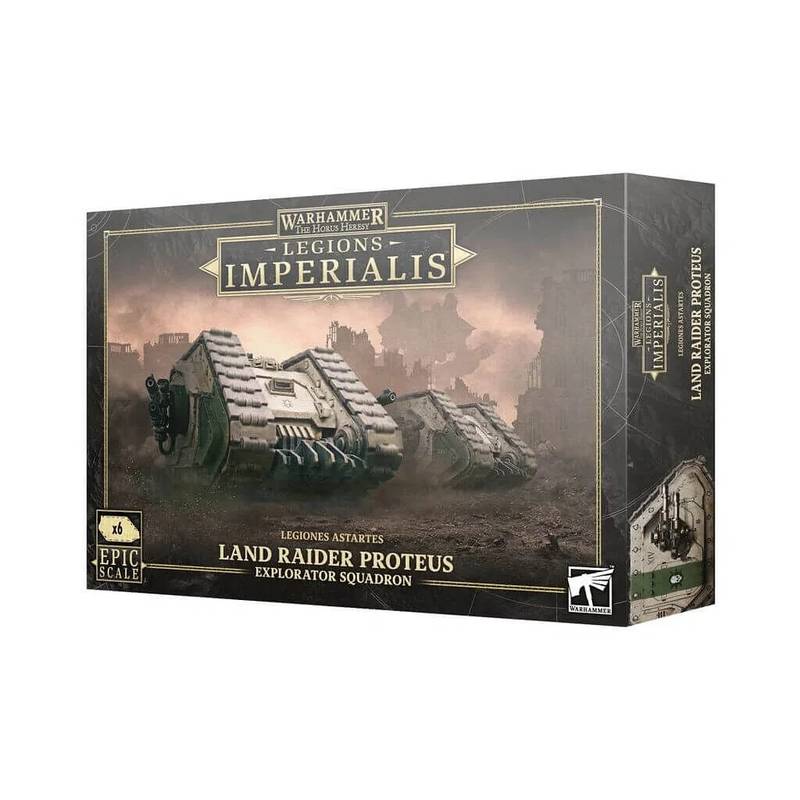 Warhammer The Horus Heresy - Legions Imperialis: Land Raider Proteus Explorator Squadron - Epic Scale