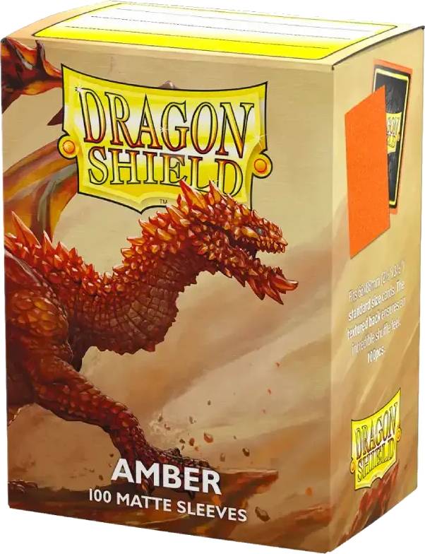 Dragon Shield 100ks - Matte Amber