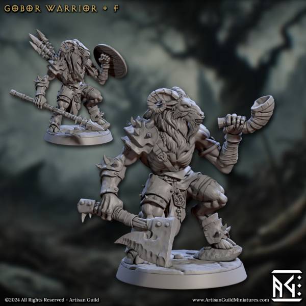 Beastmen - Gobor Warrior F Rise of Beastmen