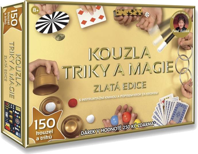Škola kouzel - Kouzla, triky a magie - Zlatá edice 150 triků
