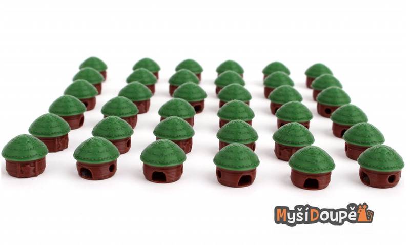 3D žetony Chýší Dahanů Duchové ostrova