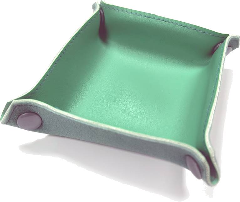 Rozkládací koženková miska cca 10 x 10 cm (10 barev) Barva: Zelená pistáciová NENÍ HRA!