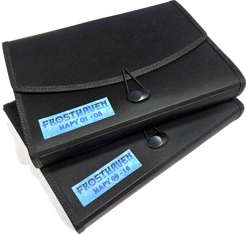 Frosthaven – Složky na mapy NENÍ HRA! Doplněk pro Frosthaven