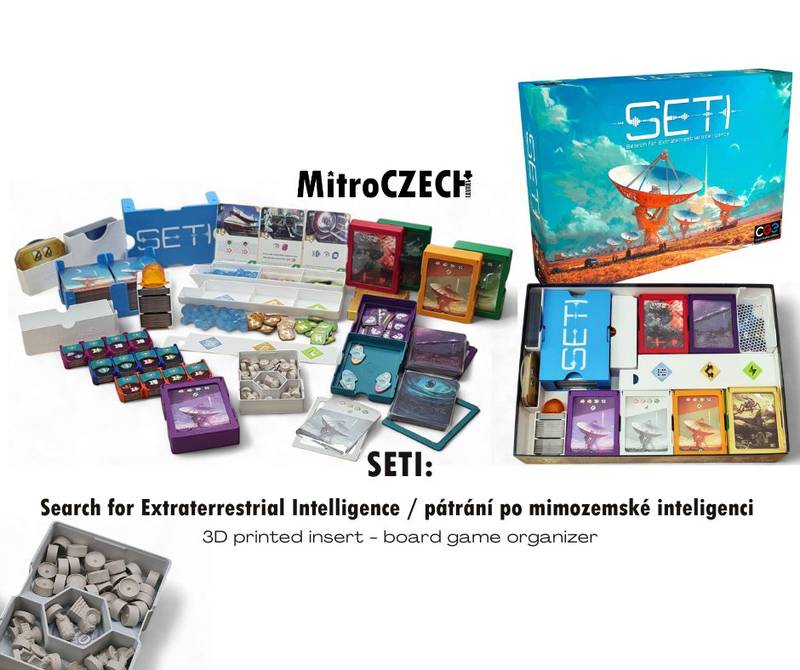 SETI: Pátrání po mimozemské inteligenci - insert pro hru Barva: Vícebarevný SETI hodí víc
