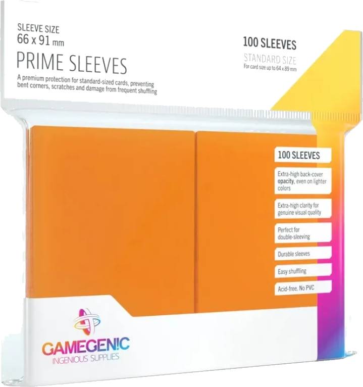 100 Gamegenic Prime Obalů (Oranžové)