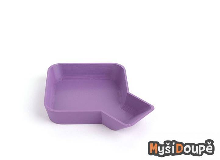Univerzální miska na žetony se zobáčkem - fialová