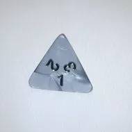 Čtyřstěnná kostka (K4) Olympic - Silver