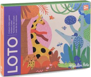 Barevné loto se zvířátky