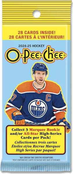 Hokejové karty 2024-25 Upper Deck O-Pee-Chee Hockey FAT Balíček