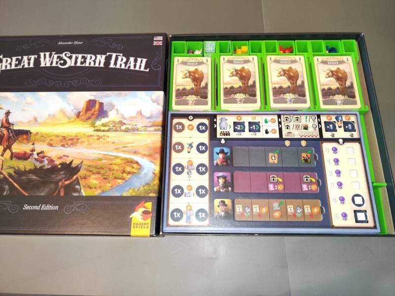 Great Western Trail 2nd Edition - Insert (černý, 0030) NENÍ HRA!