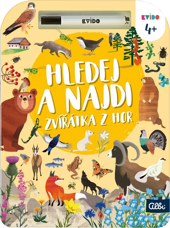 Kvído - Hledej a najdi: Zvířátka z hor