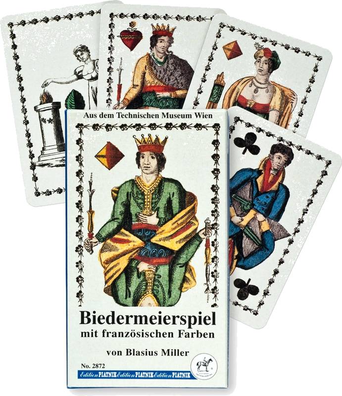 Biedermeierspiel mit frazözischen Farben von Blasius Miller No.2872