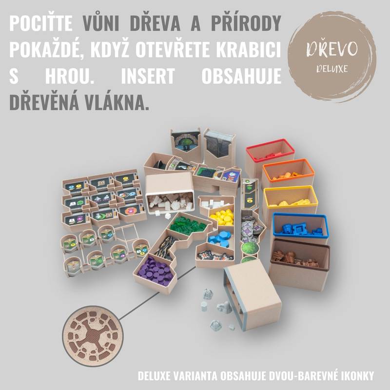 Gaia Project - INSERT do hry (79409) Barva: Deluxe dřevo NENÍ HRA! Insert do deskové hry - Neobsahuje hru!