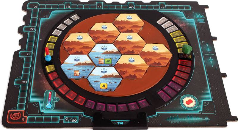 Mars: Teraformace Expedice Ares - Overlay a počítadla Terraforming Mars: Ares Expedition – overlay a počítadla