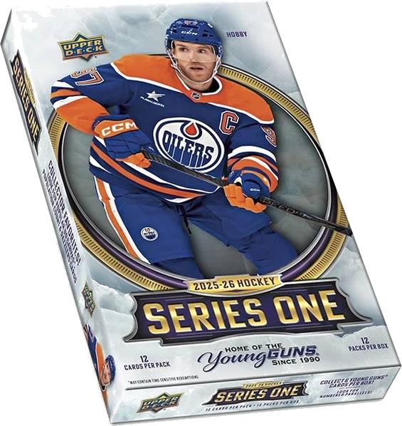 Hokejové karty 2025-26 Upper Deck Series 1 Hockey Hobby Box