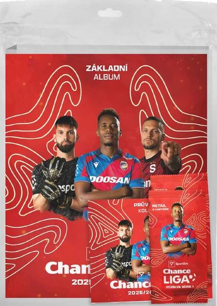 Fotbalové karty SportZoo Chance Liga 2025/26 - 1. série Startovací balíček