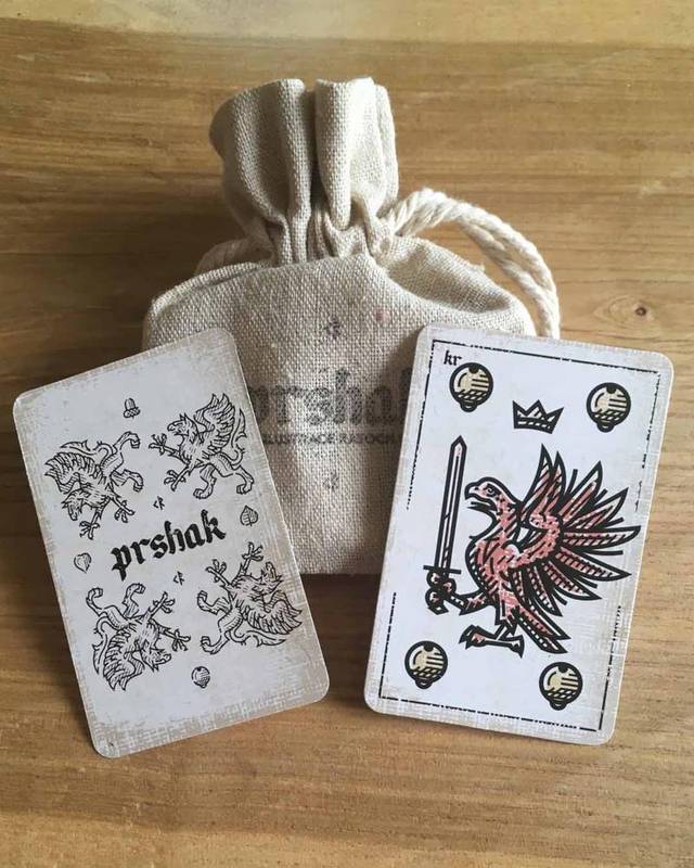 Prshak: hrací karty - středověk - 2 Balíčky