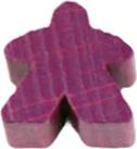 Carcassonne: dřevěná figurka (Meeple) - fialová