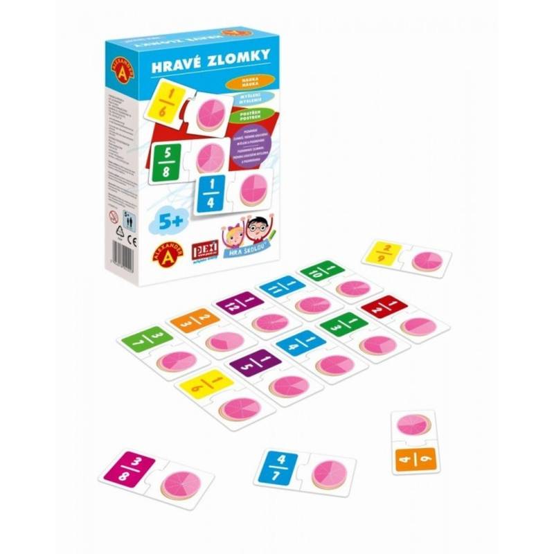 Pexi hra školou® hravé zlomky