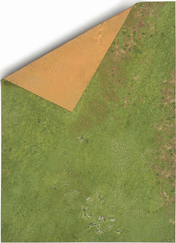 Oboustranná herní podložka 44"x30" (112x76 cm) - různé motivy Varianta: Highlands in War and Sands of Time