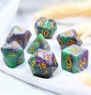 RPG Dice set King Cake Galaxy (7)