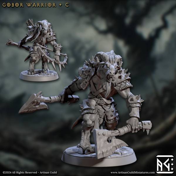 Beastmen - Gobor Warrior C Rise of Beastmen