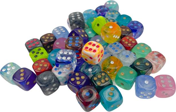 Kostka D6 12mm signature - 29222