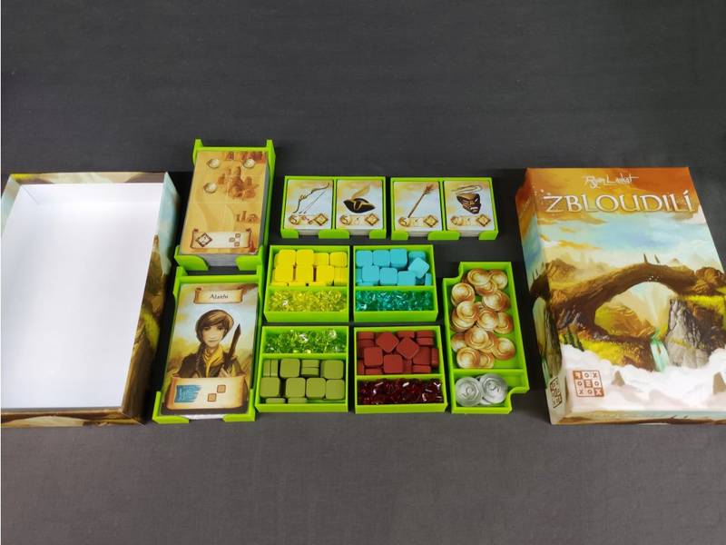 Zbloudilí + rozšíření Diamantové mapy - Insert (černý, 0014) NENÍ HRA! Insert: Roam + Gem Maps