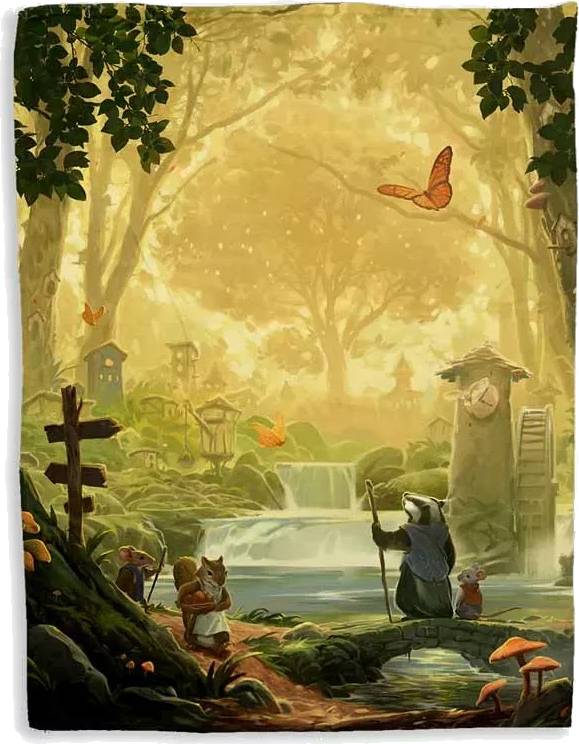 Přikrývka Everdell Cozy Critters Blanket Everdell Cover