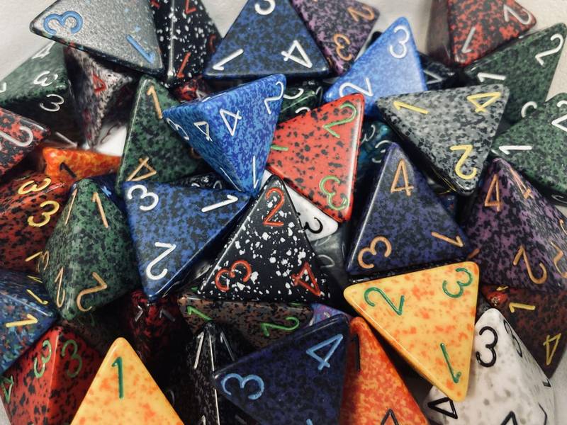 Kostka D4 skvrnitá - 29304