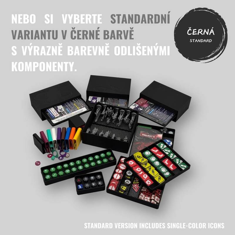 Zkáza na orbitě - varianta s figurkami - INSERT do hry Varianta: Černá